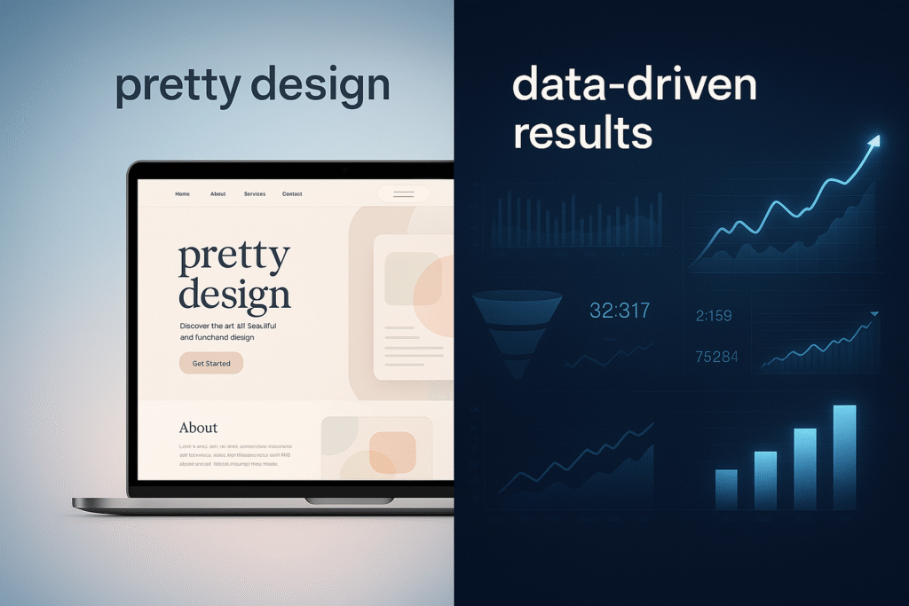 Pretty Websites Don’t Pay the Bills. Data Does.